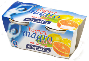 Citrus low fat yogurt